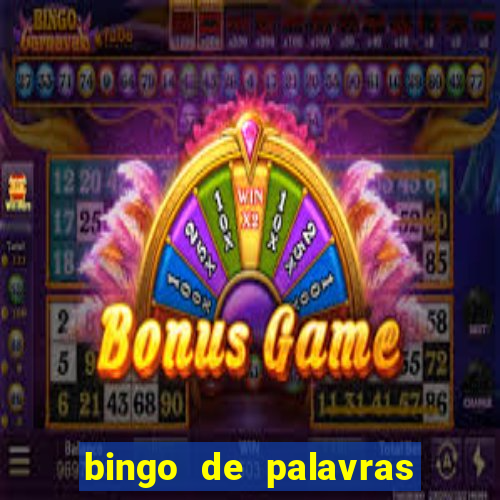 bingo de palavras de natal